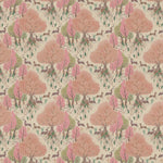 Floral Pink Fabric - Willow Woods Printed Cotton Fabric (By The Metre) Blush Voyage Maison