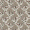 Floral Beige Fabric - Willow Woods Printed Cotton Fabric (By The Metre) Stone Voyage Maison