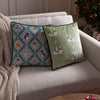 Animal Multi Cushions - Winter Geese Printed Cushion Cover Multicolour Evans Lichfield