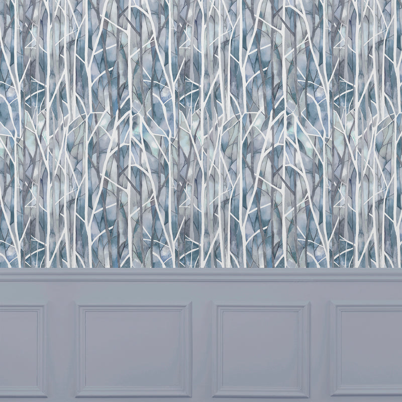 Voyage Maison Woodbury 1.4m Wide Width Wallpaper in Skylark