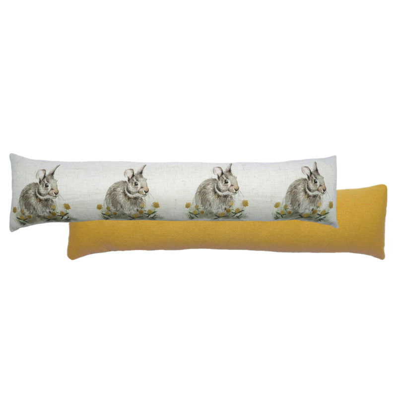 Evans Lichfield Woodland Hare Draught Excluder in Mustard