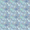 Animal Blue Fabric - Woodland Adventures Printed Cotton Fabric (By The Metre) Denim Voyage Maison