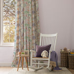 Animal Purple Fabric - Woodland Adventures Printed Cotton Fabric (By The Metre) Lilac Voyage Maison