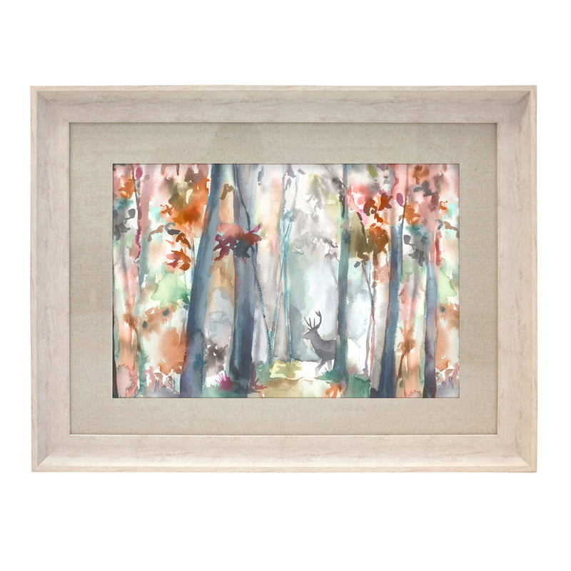 Voyage Maison Woodland Stag Framed Print in Birch