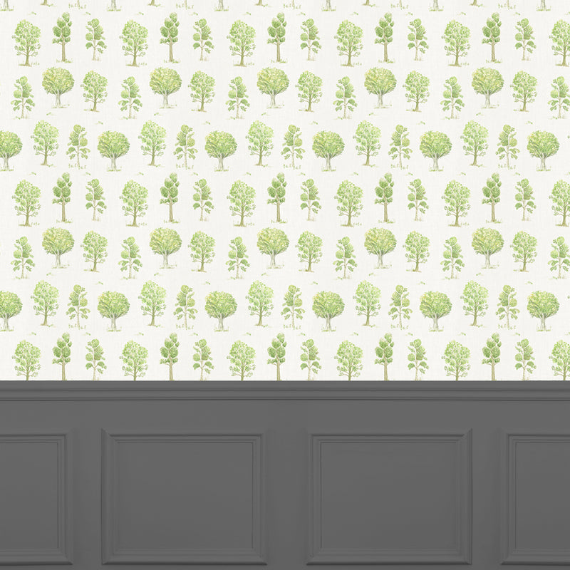 Voyage Maison Woodland 1.4m Wide Width Wallpaper in Cream