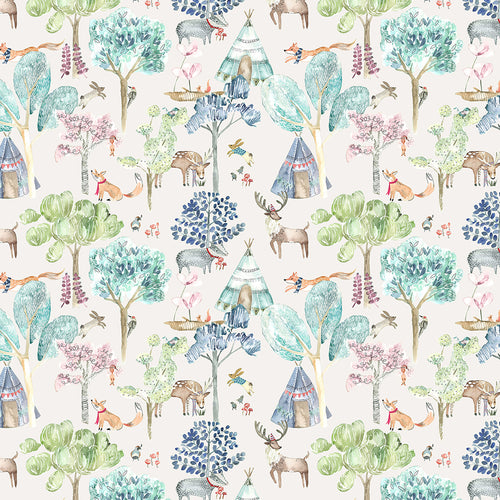 Voyage Maison Woodland Adventures 1.4m Wide Width Wallpaper in Oat