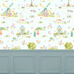 Voyage Maison Woodland Walk 1.4m Wide Width Wallpaper in Sky