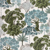  Green Fabric - Woodlands  Fabric (By The Metre) Green Wylder