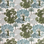  Green Fabric - Woodlands  Fabric (By The Metre) Green Wylder