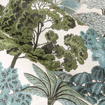  Green Fabric - Woodlands  Fabric (By The Metre) Green Wylder