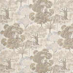  Cream Fabric - Woodlands  Fabric (By The Metre) Natural Wylder