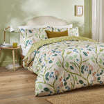 Animal Green Bedding - Woodlow Printed Soft Touch Duvet Cover Set Multi/Sage Duvet Day