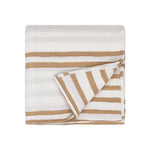  Bedding - Woven Stripe  Bedspread Cinnamon Yard