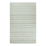  Bedding - Woven Stripe  Bedspread Eucalyptus Yard