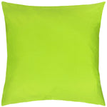 Plain Green Cushions - Plain Outdoor Cushion Cover Lime furn.