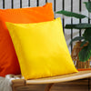 Plain Yellow Cushions - Plain Outdoor Cushion Cover Yellow furn.