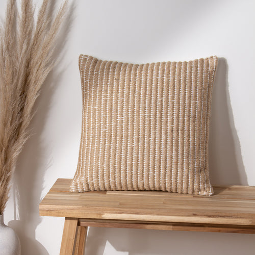 Yard Weaves Stripe Cushion Cover in Natural