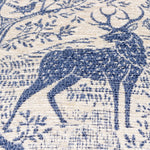 furn. Winter Woods Animal Chenille Cushion Cover in Midnight