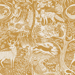 furn. Winter Woods Animal Duvet Cover Set in Ochre