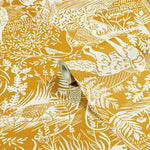 furn. Winter Woods Wallpaper in Ochre