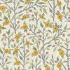 Floral Yellow Fabric - Yamuna Printed Cotton Fabric (By The Metre) Sunflower Voyage Maison