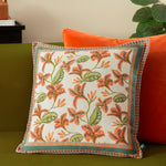 Floral Multi Cushions - Zala Floral Tropical Cushion Cover Multicolour Wylder