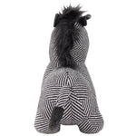 Paoletti Zebra Jacquard Door Stop in Black