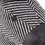 Paoletti Zebra Jacquard Door Stop in Black