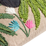 Wylder Zedra Embroidered Cushion Cover in Fern