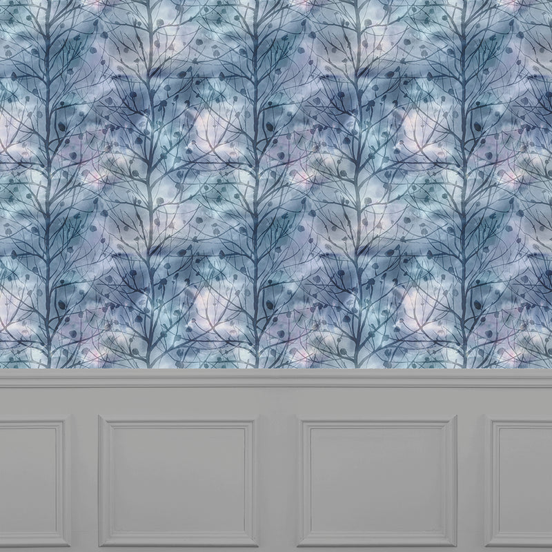 Voyage Maison Zeus 1.4m Wide Width Wallpaper in Midnight