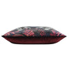 Evans Lichfield Zinara Twin Zebras Cushion Cover in Burgundy