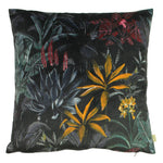 Evans Lichfield Zinara Leaves Cushion Cover in Black