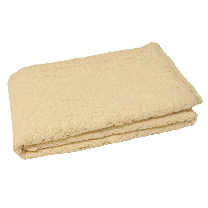 Calissa Lace Throw Cream