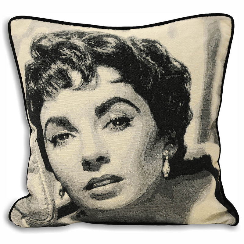 Elizabeth Taylor Cushion Black