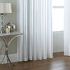 Fiji Faux Silk Eyelet Curtains White