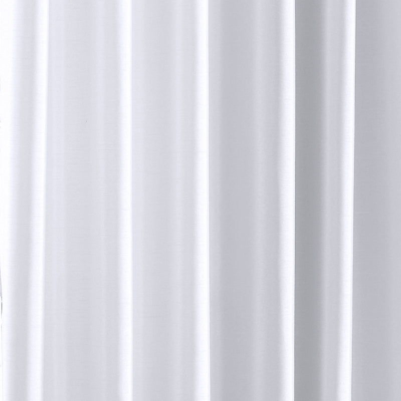 Fiji Faux Silk Eyelet Curtains White