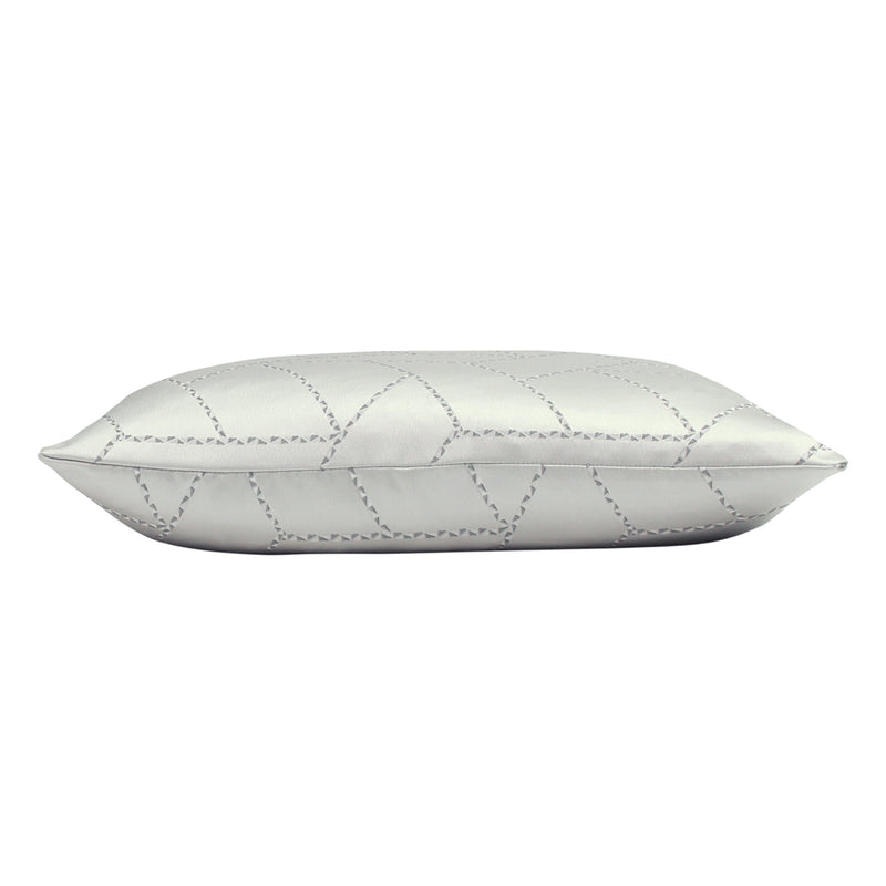 Hades Geometric Rectangular Cushion Mercury