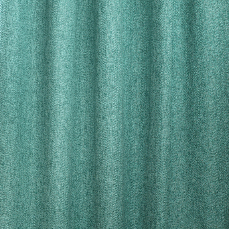 Harrison Herringbone Weave Pencil Pleat Curtains Marine Blue