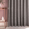 Himalaya Jacquard Eyelet Curtains Silver