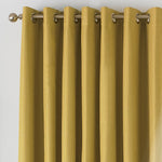 Moon Premium Thermal Blackout Eyelet Curtains Ochre