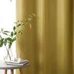 Moon Premium Thermal Blackout Eyelet Curtains Ochre