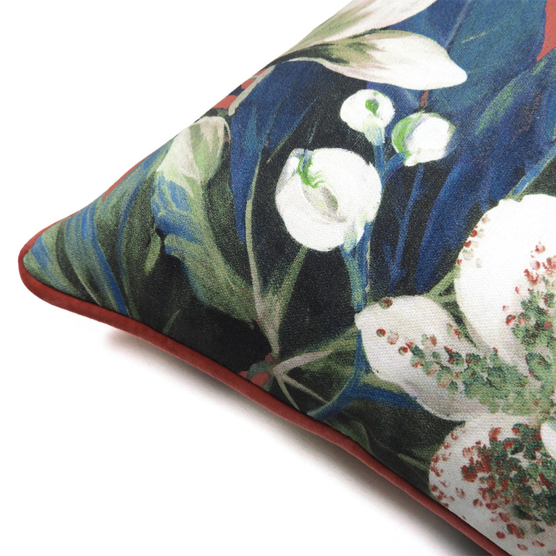 Moorea Floral Cushion Coral