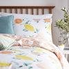 Pommie Citrus Fruit Duvet Cover Set White