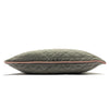 Quartz Quilted Cushion Charcoal Grey/Blush Pink