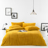 Sherpa Fleece Super Soft Duvet Cover Set Ochre