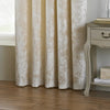 Verona Crushed Velvet Eyelet Curtains Ivory