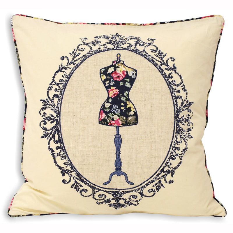 Victoria Mannequin Cushion Navy