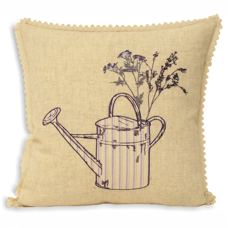 Watering Can Cushion Lavender